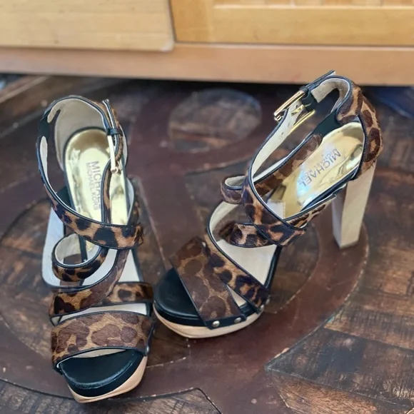 Michael Kors Leopard Platforms - Picture 7 of 10